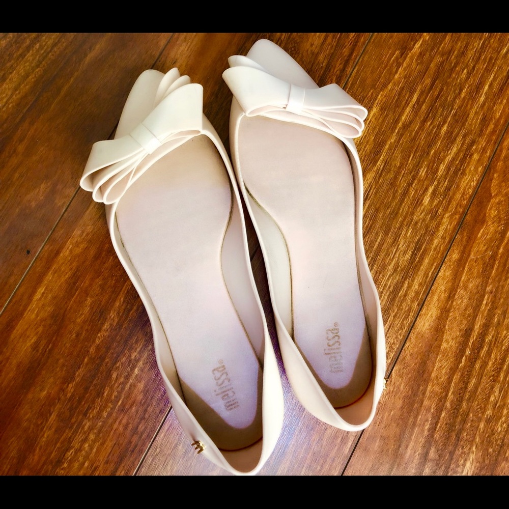 Melissa bow ballet flats